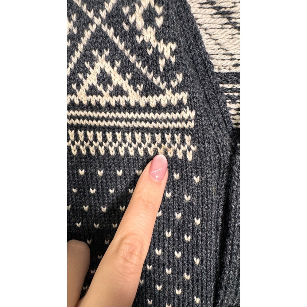 Men’s Wool Nordic Knit Button Vest XL Vintage Grandpa Style Dale of Norway - Picture 7 of 12